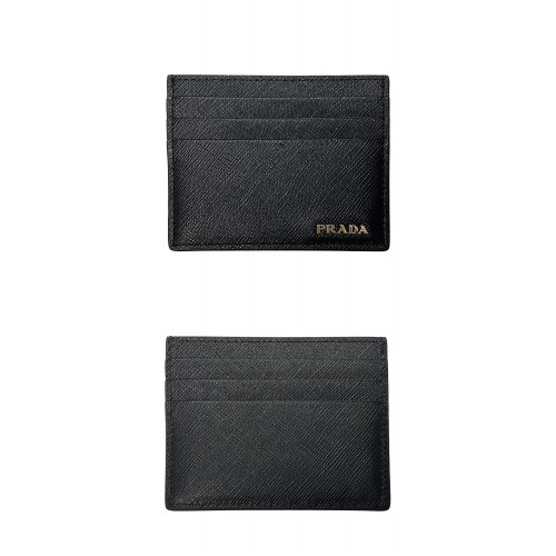 [프라다] 2MC025 2FPJ F0002 사피아노 스킨 카드지갑 네로 지갑 / TJ,PRADA