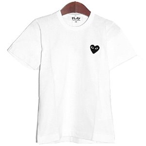 [꼼데가르송] AZ-T063-051-2 WOMAN 흰검 블랙와펜 라운드 반팔티셔츠 화이트 / 여성 티셔츠 / TTA,COMME DES GARCONS