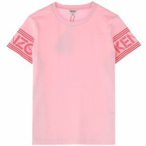 [겐조] 18SS 985 2TS793 32 암 로고 반팔 티셔츠 핑크 여성 티셔츠 / TR,KENZO