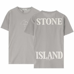 [스톤아일랜드] 20SS 72152NS89 V0064 로고 라운드 반팔티셔츠 그레이 남성 티셔츠 / TEO,STONE ISLAND