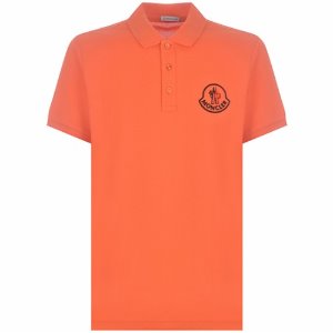 [몽클레어] 8A00004 84556 389 로고자수 폴로 티셔츠 오렌지 남성 티셔츠 / TJ,MONCLER