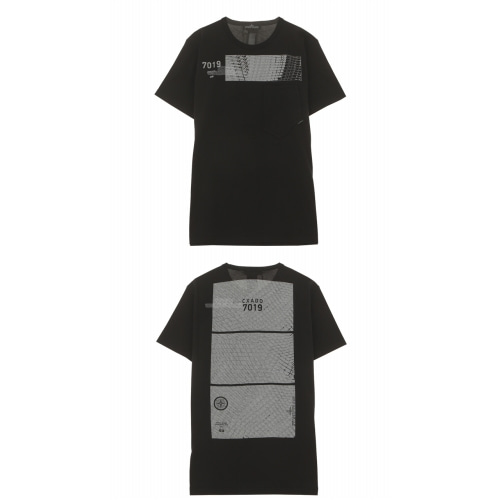 [스톤아일랜드] 19SS 701920110 V0029 쉐도우 프로젝트 라운드 반팔 티셔츠 블랙 남성 티셔츠 / T,STONE ISLAND