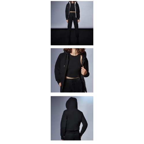 [무스너클] M31LS601 244 클래식 버니2 스웨터 후드 집업 블랙화이트 여성 자켓 / TR,MOOSE KNUCKLES