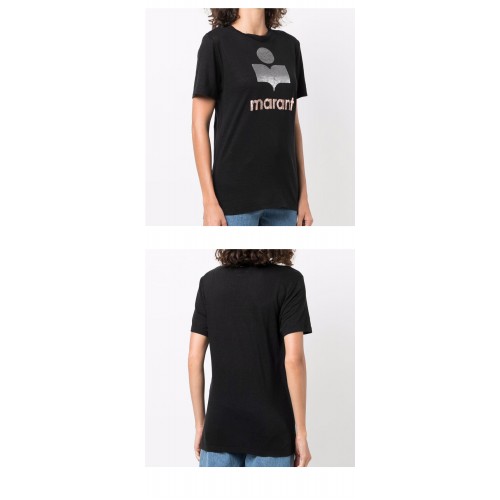 [이자벨마랑] 00MTS0406 00M008E BK 쥬얼 로고 반팔 티셔츠 블랙 여성 티셔츠 / TJ,ISABEL MARANT