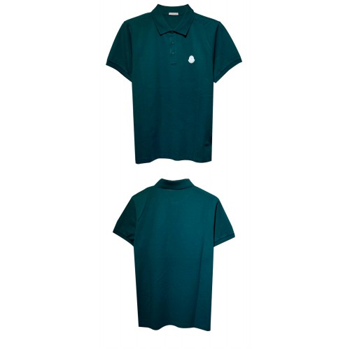 [몽클레어] 8A71000 83921 875 배색 러버 로고 패치 폴로 티셔츠 그린 남성 티셔츠 / TSH,MONCLER