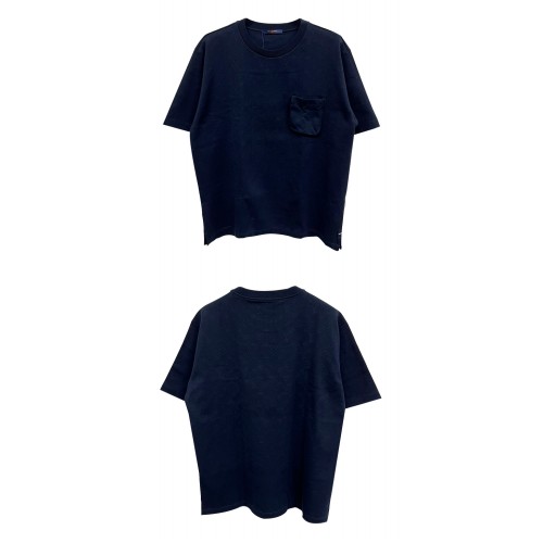 [루이비통] 1A7XRV 시그니처 3D포켓 모노그램 라운드 반팔티셔츠 네이비 남성 티셔츠 / TEO,LOUIS VUITTON