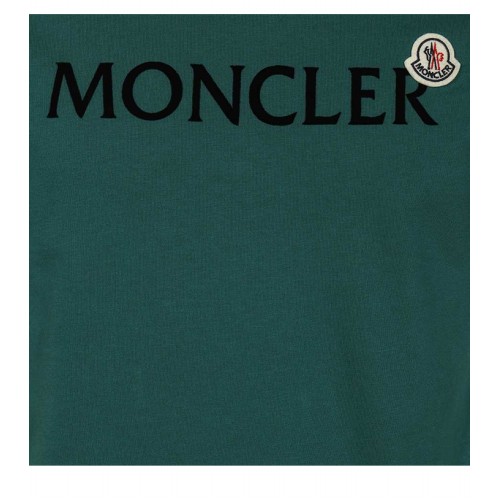 [몽클레어] 8C00025 8390T 865 로고패치 라운드 반팔티셔츠 그린 남성 티셔츠 / TJ,MONCLER