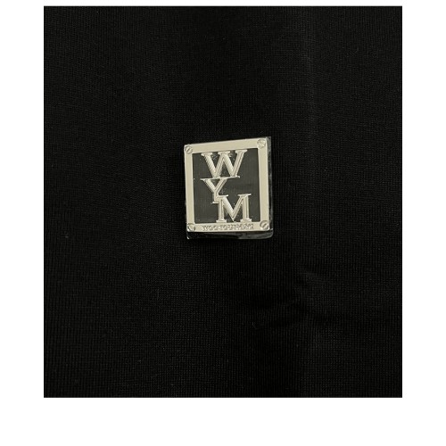 [우영미] W233TS12708B WYM스트링 반팔티셔츠 블랙 남성 티셔츠 / TR,WOOYOUNGMI