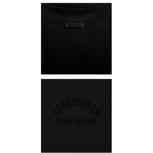 [피어오브갓] 125SP232000F 861 에센셜 더 블랙 컬렉션 티셔츠 제트 블랙 남성 티셔츠 / TEO,FEAR OF GOD