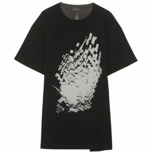 [스톤아일랜드] 19SS 701920510 V0029 쉐도우 프로젝트 프린팅 반팔티셔츠 블랙 남성 티셔츠 / TTA,STONE ISLAND