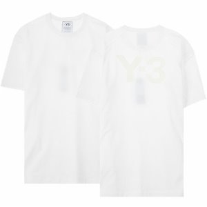 [Y3] 20SS FN3349 백로고 반팔 티셔츠 화이트 남성 티셔츠 / TTA,Y-3