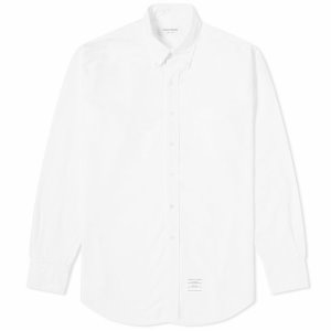 [톰브라운] MWL010E 00139 100 히든삼선 셔츠 화이트 남성 셔츠 / TEO,THOM BROWNE