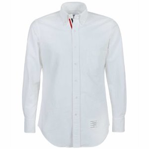 [톰브라운] MWL010E 06177 100 클래식 옥스포드 셔츠 화이트 남성 셔츠 / TJ,THOM BROWNE