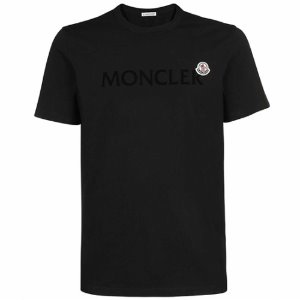 [몽클레어] 8C00022 8390T 999 가슴로고패치 반팔티셔츠 블랙 남성 티셔츠 / TLS,MONCLER