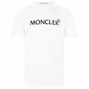 [몽클레어] 8C00022 8390T 001 가슴로고패치 반팔티셔츠 화이트 남성 티셔츠 / TLS,MONCLER