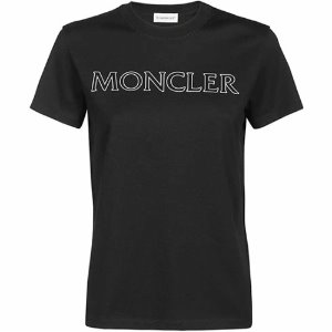 [몽클레어] 8C00013 829FB 999 암로고 라운드 반팔티셔츠 블랙 여성 티셔츠 / TJ,MONCLER