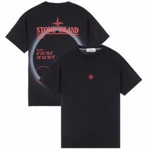 [스톤아일랜드] 22SS 76152NS97 V0029 백 그래픽 로고 프린팅 반팔티셔츠 블랙 남성 티셔츠 / TJ,STONE ISLAND