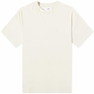[아미] UTS012.726 150 하트 자수 코튼 라운드 반팔티셔츠 오프화이트 공용 티셔츠 / T,AMI