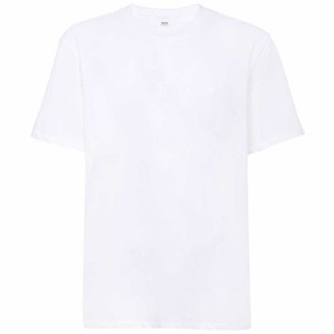 [아미] UTS022.726 100 하트 자수 라운드 반팔티셔츠 화이트 공용 티셔츠 / TJ,AMI
